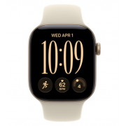 Apple Watch Series 12, 42 mm, GPS, Light Gold Aluminum, Sand Sport Band, S/M