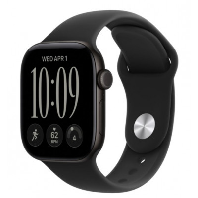 Apple Watch Series 12, 46 mm, GPS, Black Aluminum, Black Sport Band, M/L Apple Watch Series 12, 46 mm, GPS, Black Aluminum, Black Sport Band, M/L