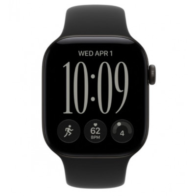 Apple Watch Series 12, 42 mm, GPS, Black Aluminum, Black Sport Band, S/M Apple Watch Series 12, 42 mm, GPS, Black Aluminum, Black Sport Band, S/M