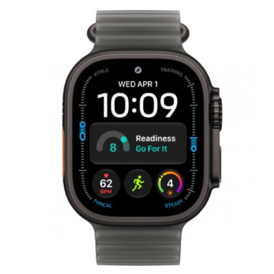 Apple Watch Ultra 4 GPS+Cellular, 49 мм, Black Titanium TransluBlack Ocean Band Apple Watch Ultra 4 GPS+Cellular, 49 мм, Black Titanium TransluBlack Ocean Band