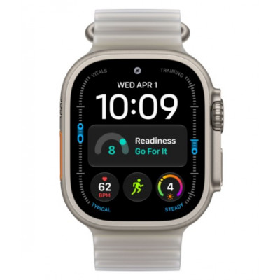 Apple Watch Ultra 4 GPS+Cellular, 49 мм, Natural Titanium TransluGray Ocean Band Apple Watch Ultra 4 GPS+Cellular, 49 мм, Natural Titanium TransluGray Ocean Band